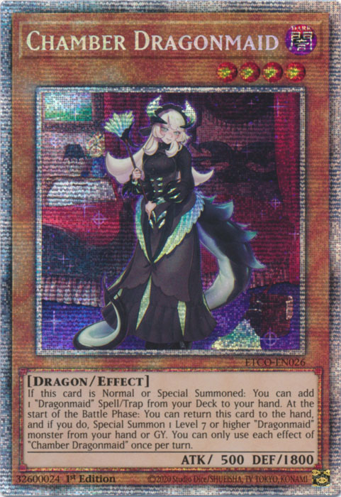 Chamber Dragonmaid [ETCO-EN026] Starlight Rare | Amazing Games TCG