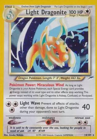 Light Dragonite (14/105) [Neo Destiny Unlimited] | Amazing Games TCG