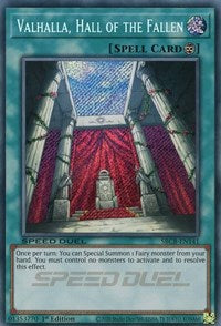 Valhalla, Hall of the Fallen (Secret) [SBCB-EN141] Secret Rare | Amazing Games TCG