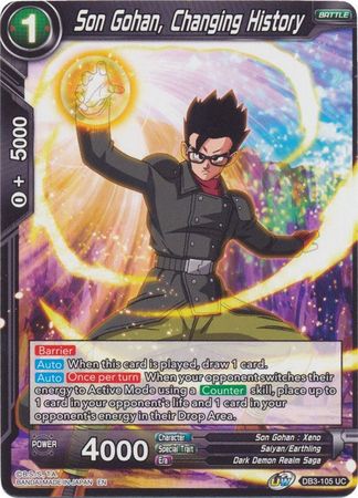 Son Gohan, Changing History (DB3-105) [Giant Force] | Amazing Games TCG