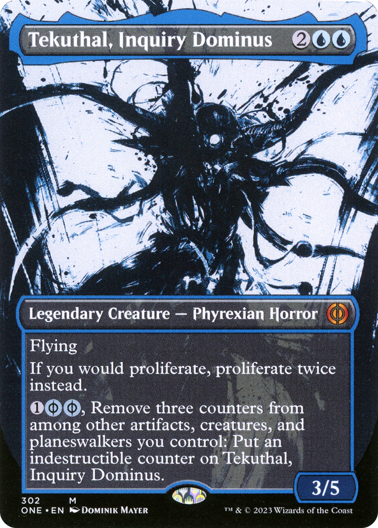 Tekuthal, Inquiry Dominus (Borderless Ichor) [Phyrexia: All Will Be One] | Amazing Games TCG