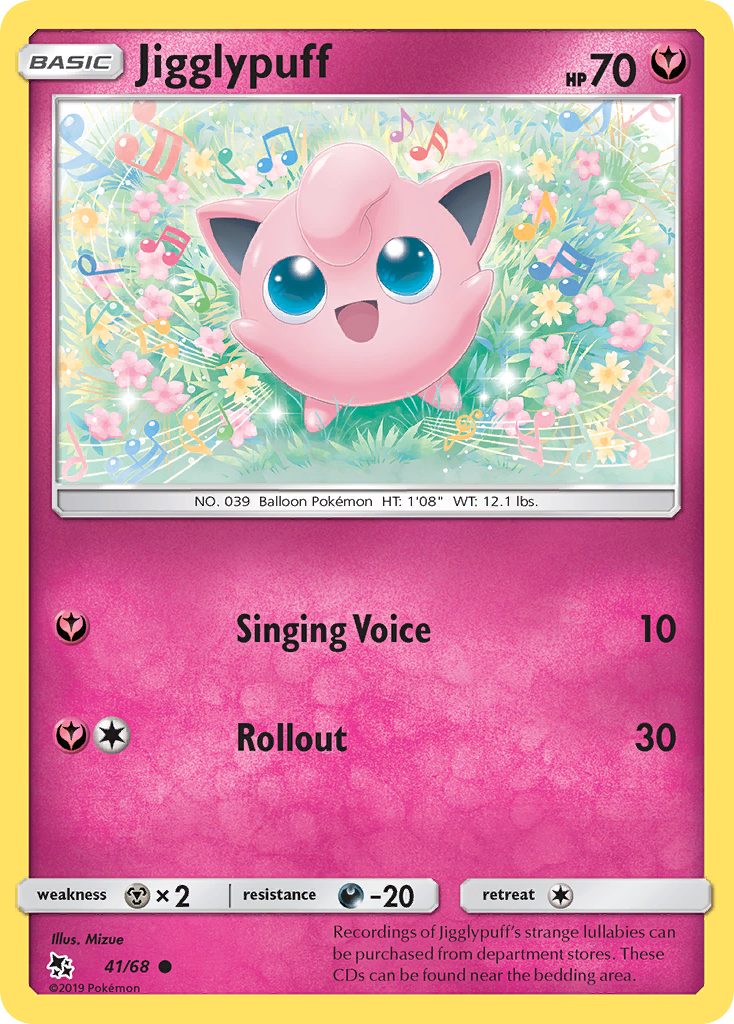 Jigglypuff (41/68) [Sun & Moon: Hidden Fates] | Amazing Games TCG