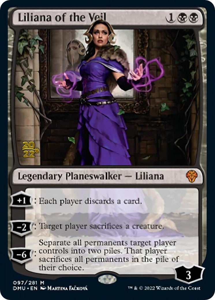 Liliana of the Veil [Dominaria United Prerelease Promos] | Amazing Games TCG