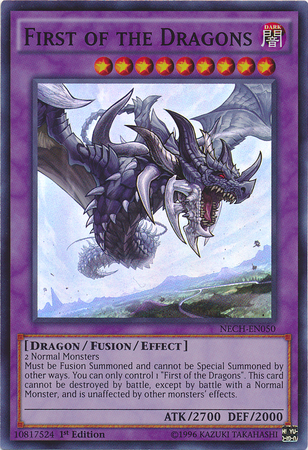 First of the Dragons [NECH-EN050] Super Rare | Amazing Games TCG