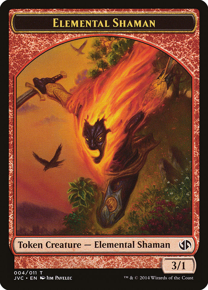 Elemental Shaman Token (Jace vs. Chandra) [Duel Decks Anthology Tokens] | Amazing Games TCG