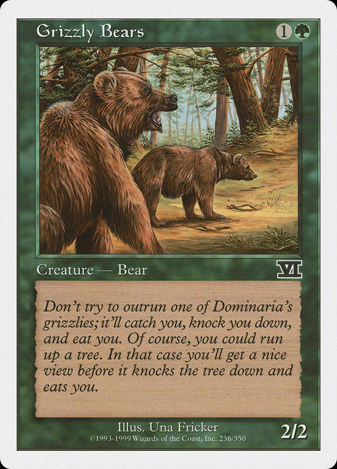 Grizzly Bears [Classic Sixth Edition] | Amazing Games TCG