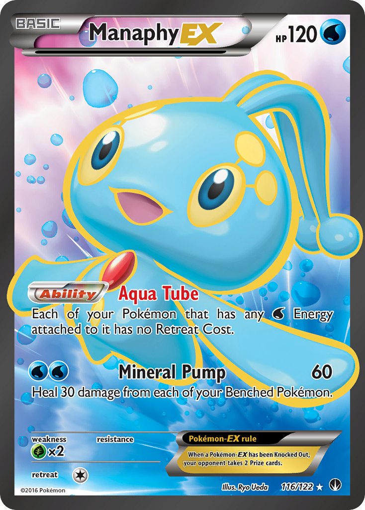 Manaphy EX (116/122) [XY: BREAKpoint] | Amazing Games TCG