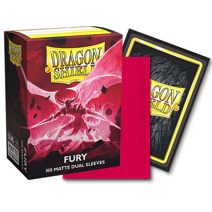 Dragon Shield Standard Dual Matte Fury - (100ct) | Amazing Games TCG