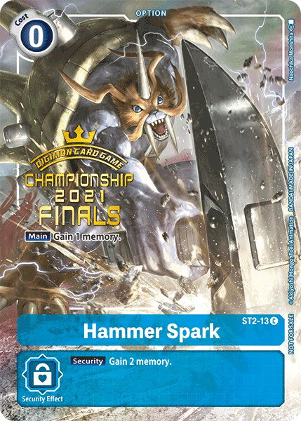 Hammer Spark [ST2-13] (2021 Championship Finals Tamer's Evolution Pack) [Starter Deck: Cocytus Blue Promos] | Amazing Games TCG