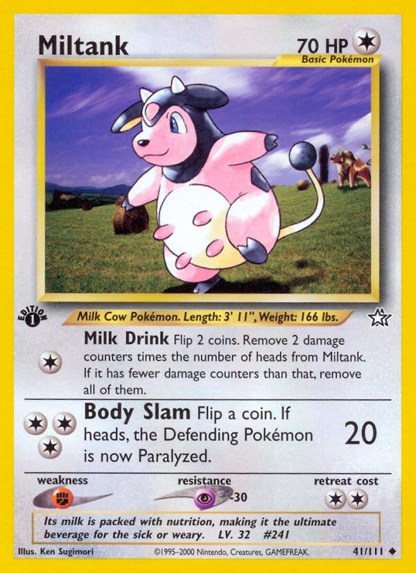 Miltank (41/111) [Neo Genesis 1st Edition] | Amazing Games TCG