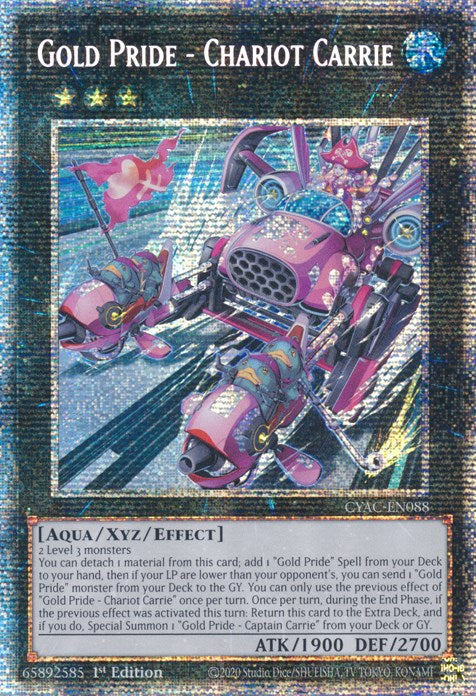 Gold Pride - Chariot Carrie [CYAC-EN088] Starlight Rare | Amazing Games TCG