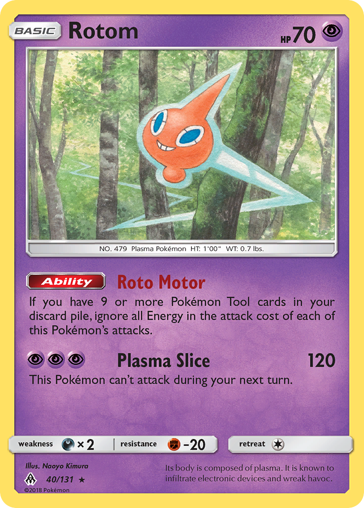 Rotom (40/131) [Sun & Moon: Forbidden Light] | Amazing Games TCG