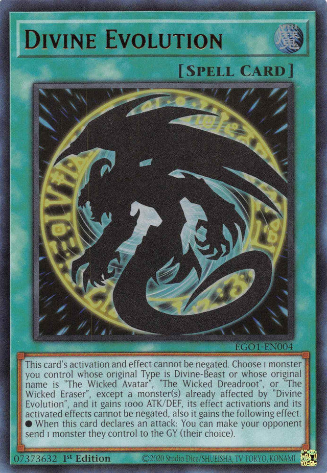 Divine Evolution [EGO1-EN004] Ultra Rare | Amazing Games TCG