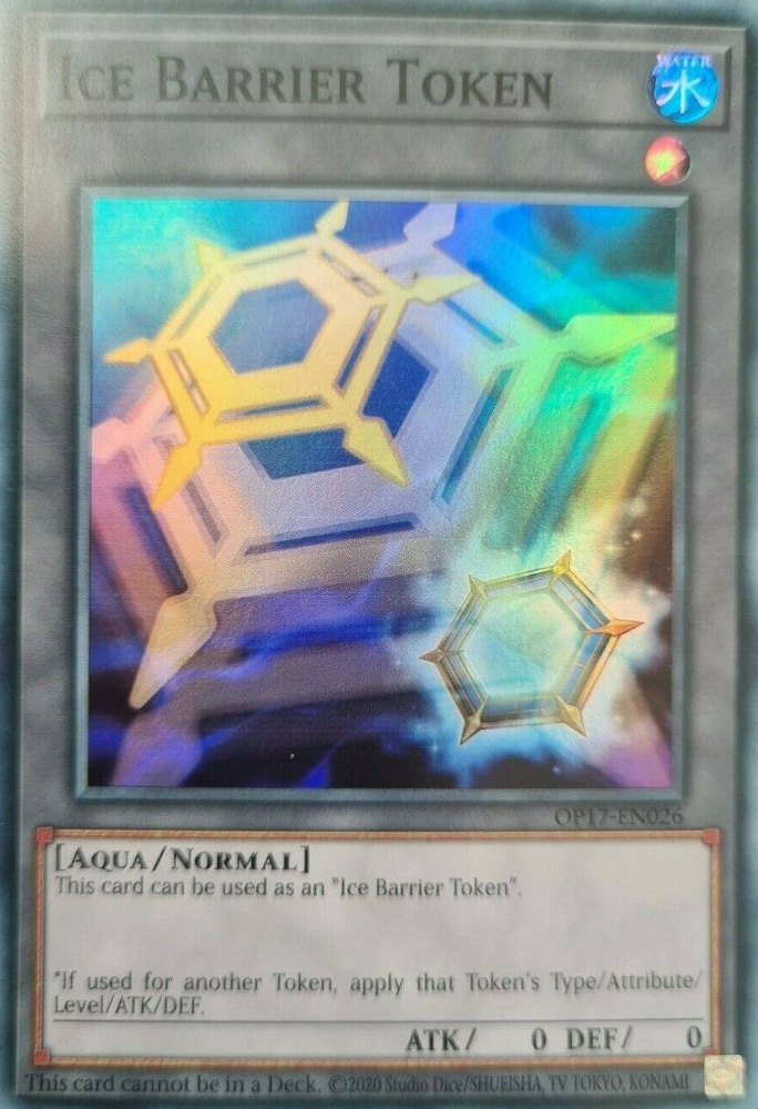 Ice Barrier Token [OP17-EN026] Super Rare | Amazing Games TCG