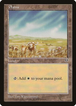 Plains (Buffalo) [Mirage] | Amazing Games TCG