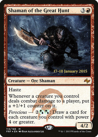 Shaman of the Great Hunt [Fate Reforged Promos] | Amazing Games TCG