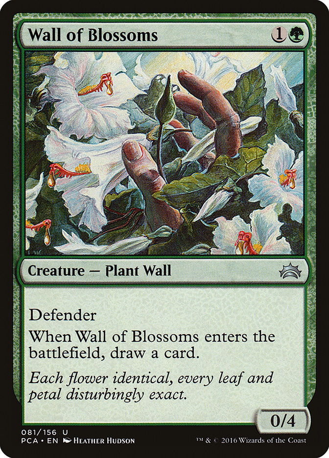 Wall of Blossoms [Planechase Anthology] | Amazing Games TCG