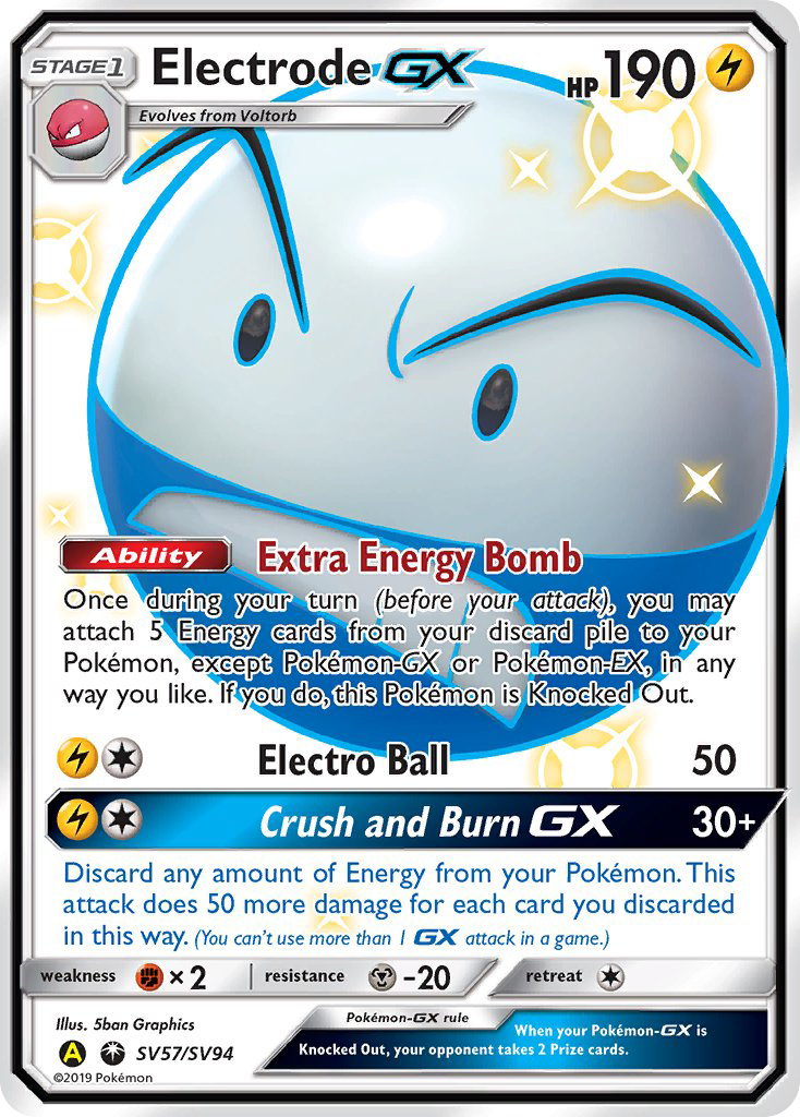 Electrode GX (SV57/SV94) [Sun & Moon: Hidden Fates - Shiny Vault] | Amazing Games TCG