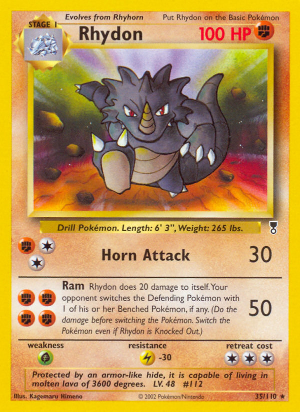 Rhydon (35/110) [Legendary Collection] | Amazing Games TCG