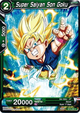 Super Saiyan Son Goku (Green) (BT5-056) [Miraculous Revival] | Amazing Games TCG