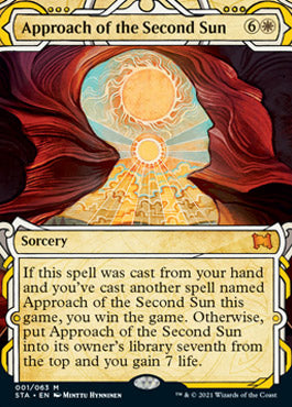 Approach of the Second Sun (Etched Foil) [Strixhaven Mystical Archive] | Amazing Games TCG