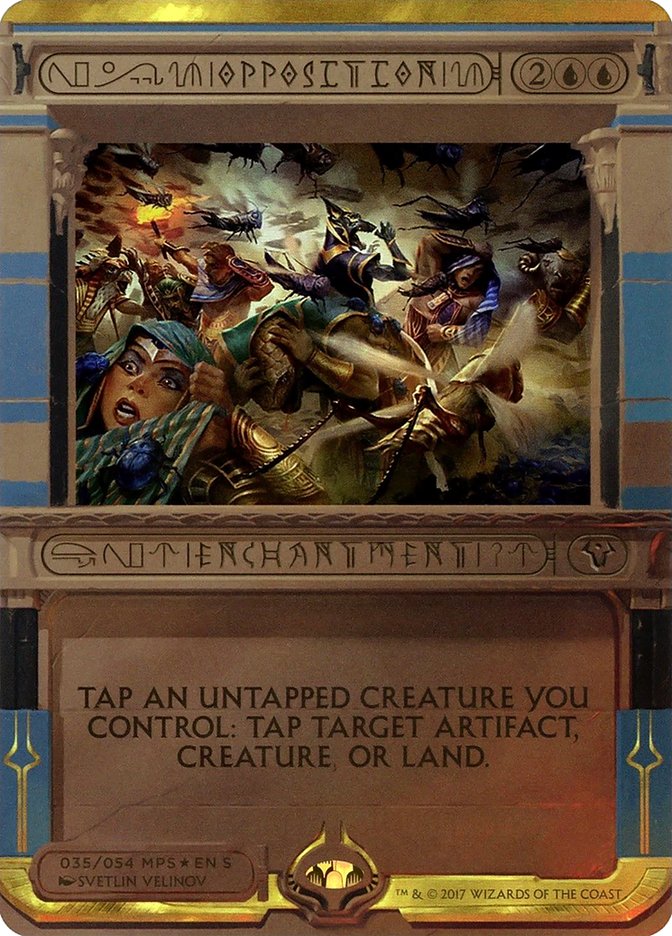 Opposition (Invocation) [Amonkhet Invocations] | Amazing Games TCG
