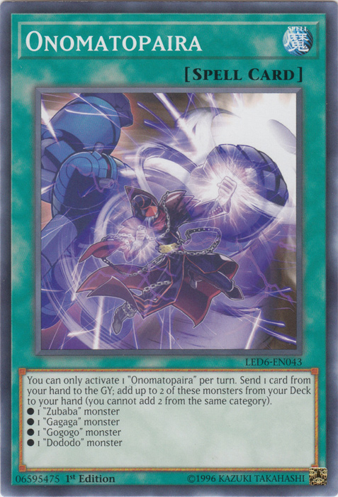 Onomatopaira [LED6-EN043] Common | Amazing Games TCG