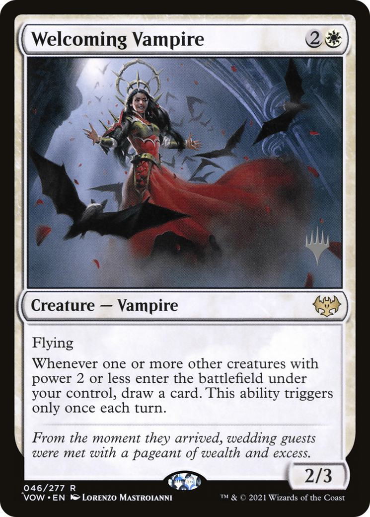 Welcoming Vampire (Promo Pack) [The Brothers' War Promos] | Amazing Games TCG