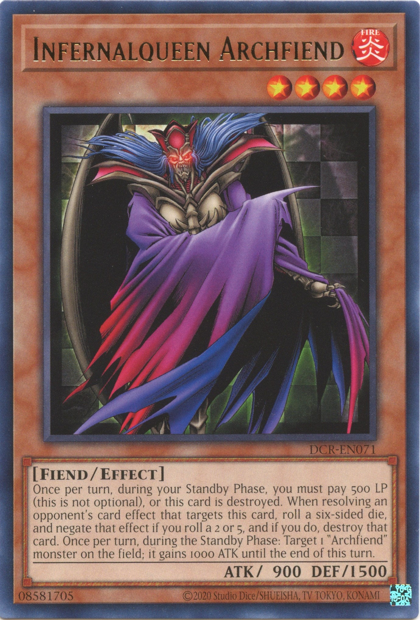 Infernalqueen Archfiend (25th Anniversary) [DCR-EN071] Rare | Amazing Games TCG