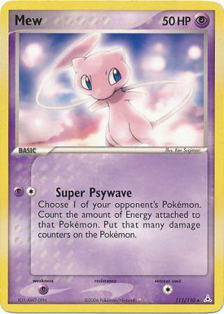 Mew (111/110) (Non Holo DVD Promo) [EX: Holon Phantoms] | Amazing Games TCG