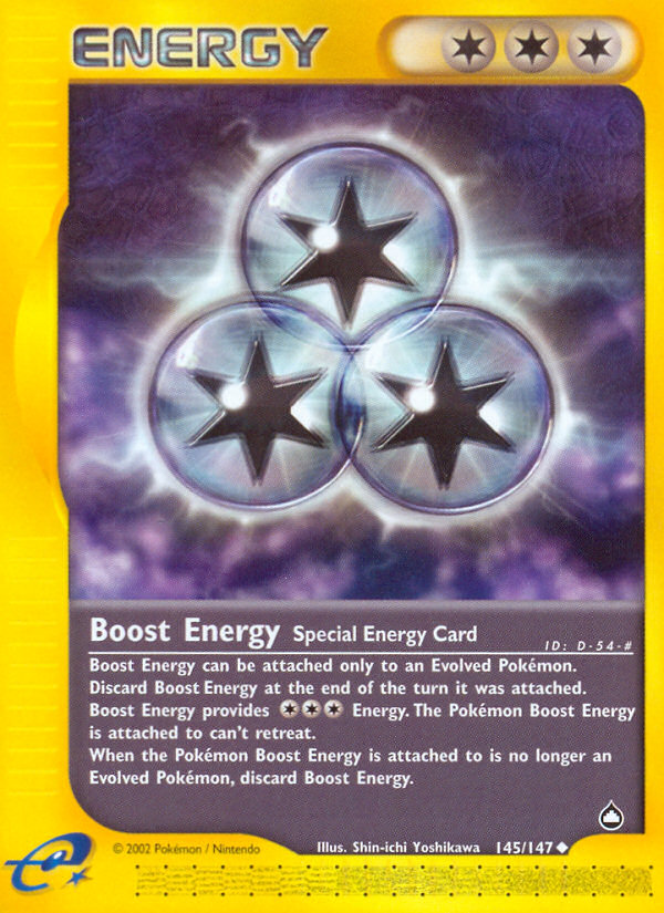 Boost Energy (145/147) [Aquapolis] | Amazing Games TCG