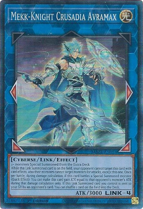 Mekk-Knight Crusadia Avramax [MAZE-EN054] Collector's Rare | Amazing Games TCG