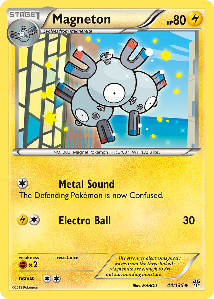 Magneton (44/135) [Black & White: Plasma Storm] | Amazing Games TCG