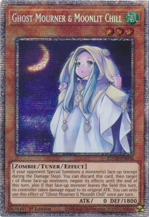 Ghost Mourner & Moonlit Chill [ETCO-EN036] Starlight Rare | Amazing Games TCG