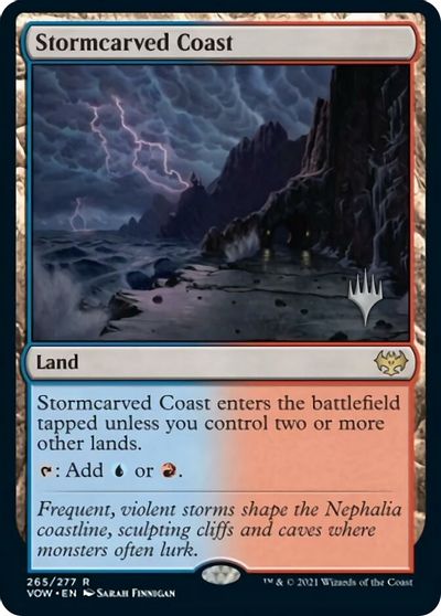 Stormcarved Coast (Promo Pack) [Innistrad: Crimson Vow Promos] | Amazing Games TCG