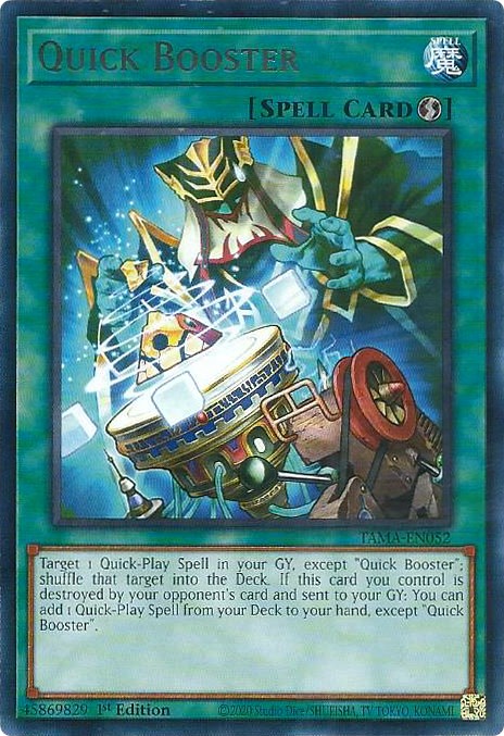 Quick Booster [TAMA-EN052] Rare | Amazing Games TCG