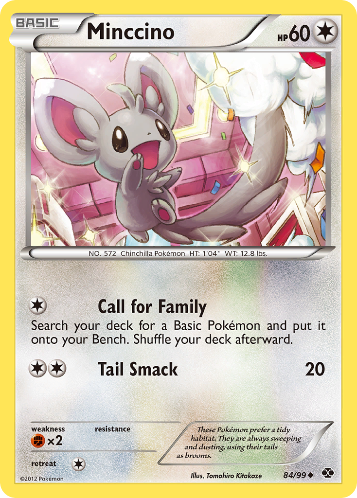 Minccino (84/99) [Black & White: Next Destinies] | Amazing Games TCG