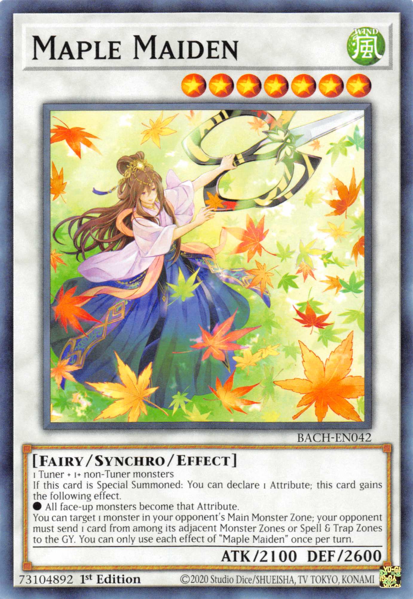 Maple Maiden [BACH-EN042] Common | Amazing Games TCG