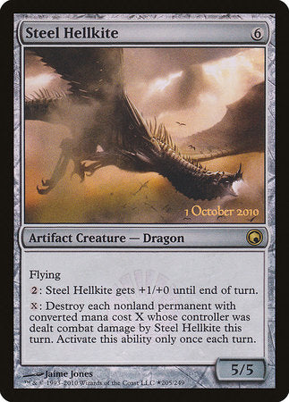 Steel Hellkite [Scars of Mirrodin Promos] | Amazing Games TCG