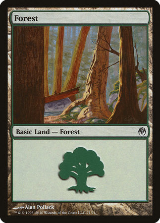 Forest (71) [Duel Decks: Phyrexia vs. the Coalition] | Amazing Games TCG