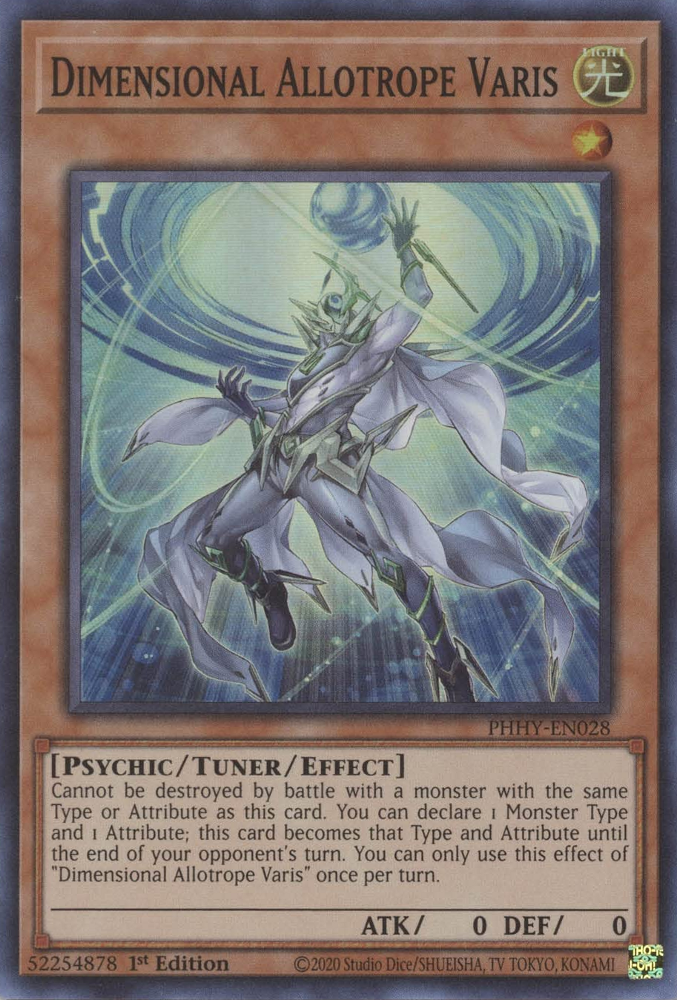 Dimensional Allotrope Varis [PHHY-EN028] Super Rare | Amazing Games TCG