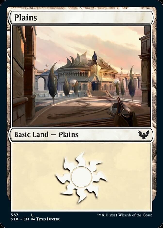 Plains (#367) [Strixhaven: School of Mages] | Amazing Games TCG