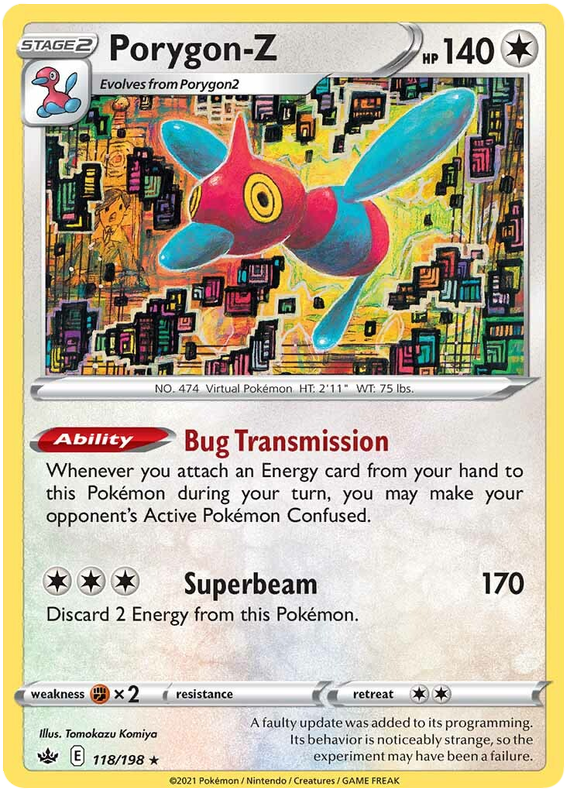 Porygon-Z (118/198) [Sword & Shield: Chilling Reign] | Amazing Games TCG