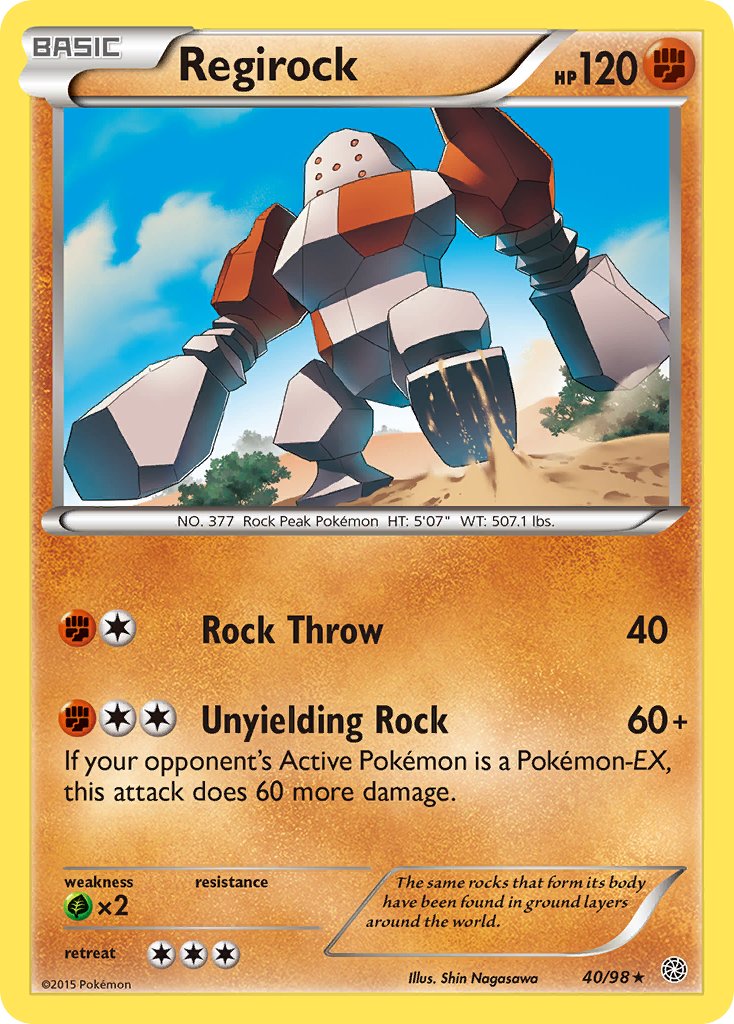 Regirock (40/98) (Theme Deck Exclusive) [XY: Ancient Origins] | Amazing Games TCG