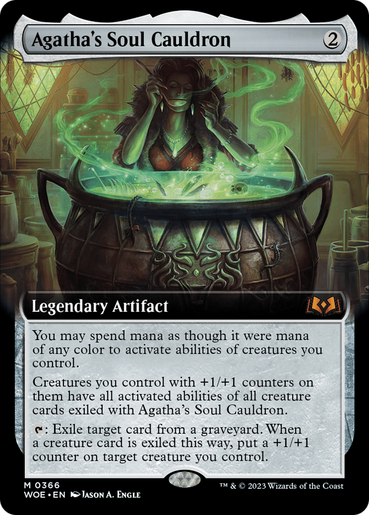 Agatha's Soul Cauldron (Extended Art) [Wilds of Eldraine] | Amazing Games TCG