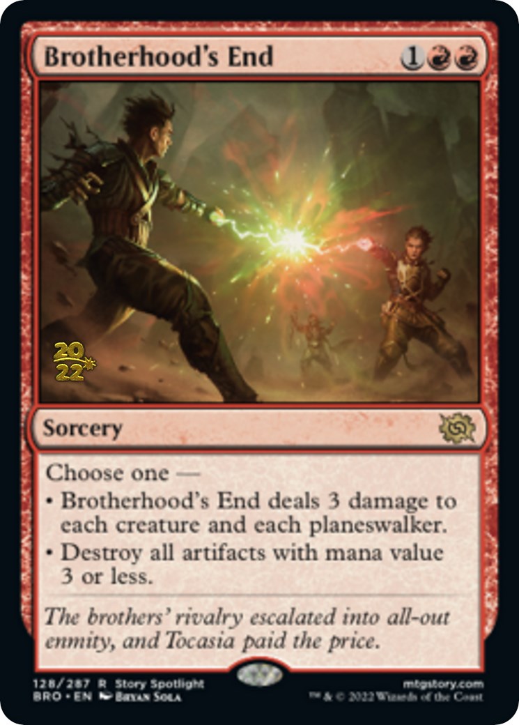 Brotherhood's End [The Brothers' War: Prerelease Promos] | Amazing Games TCG