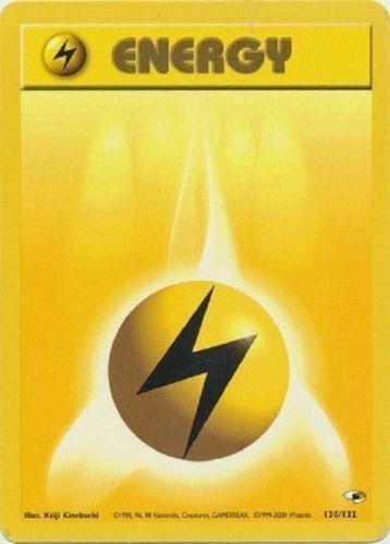 Lightning Energy (130/132) [Gym Heroes Unlimited] | Amazing Games TCG