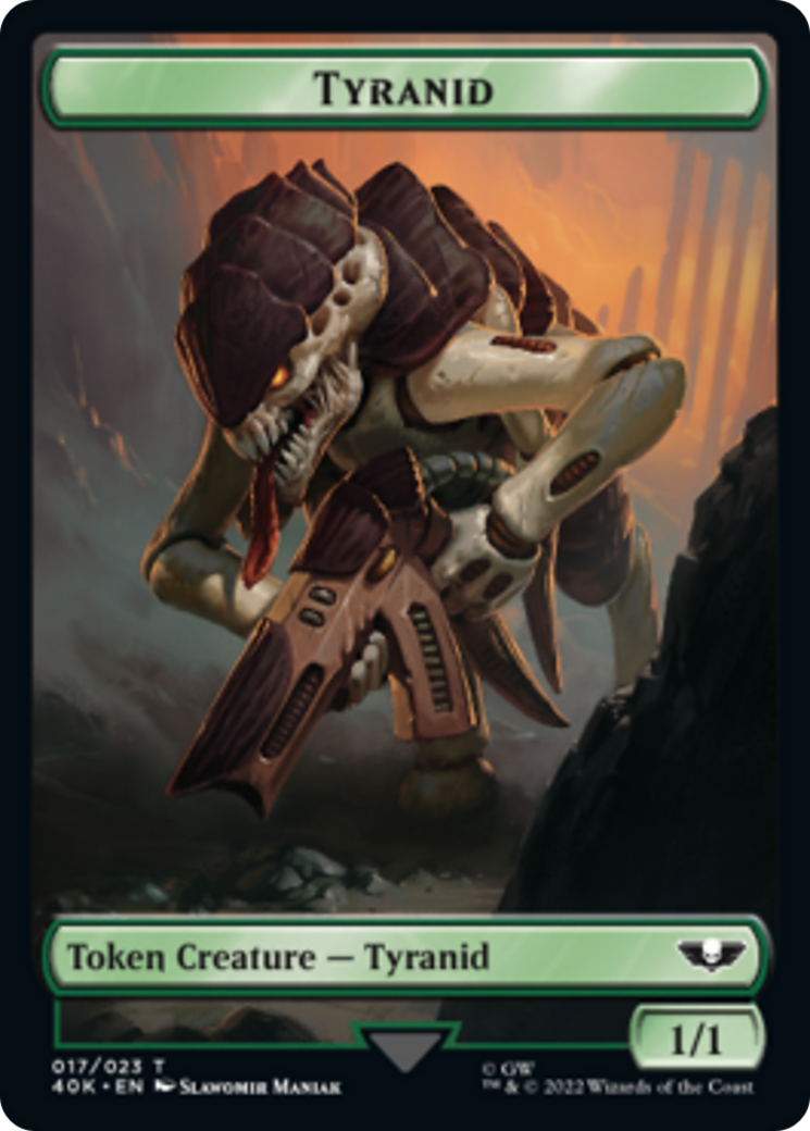 Tyranid (17) // Tyranid Warrior [Universes Beyond: Warhammer 40,000 Tokens] | Amazing Games TCG