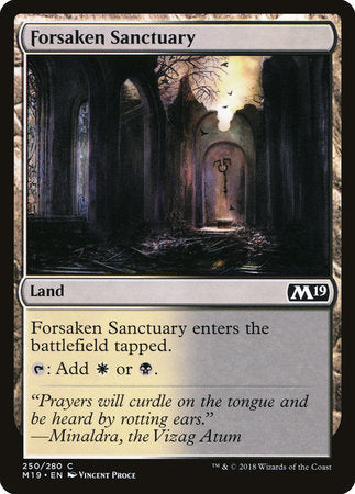 Forsaken Sanctuary [Core Set 2019] | Amazing Games TCG