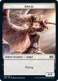 Angel // Saproling Double-sided Token [Double Masters Tokens] | Amazing Games TCG